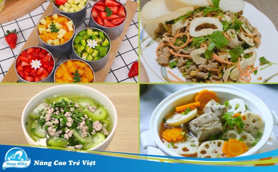 Thực Đơn Mùa Hè Thanh Mát, Đủ Dinh Dưỡng 